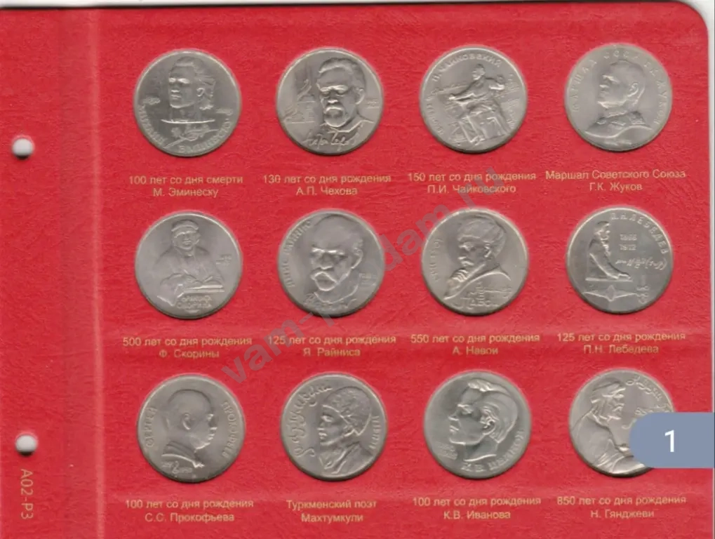 Юбилейные монеты СССР