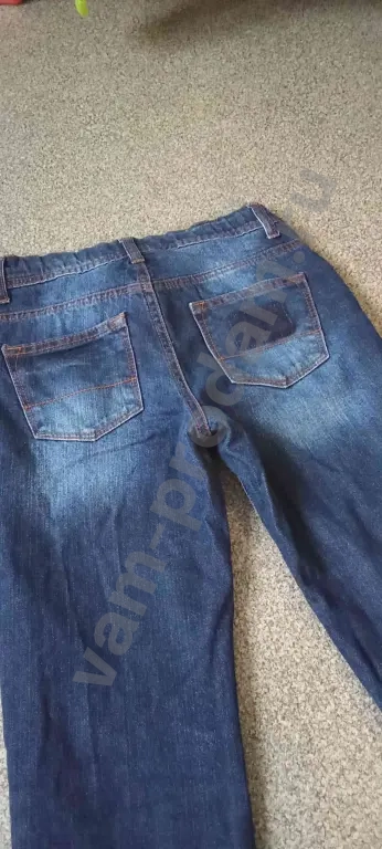 Джинсы на флисе 140-146 утеплённые