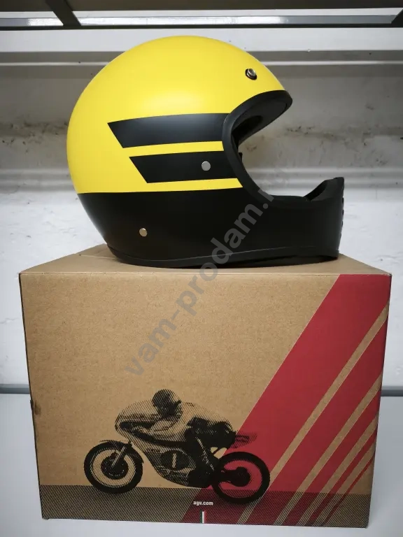 Шлем AGV X101 Черно-желтый L
