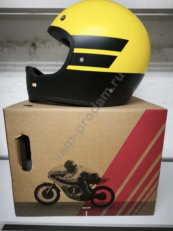 Шлем AGV X101 Черно-желтый L