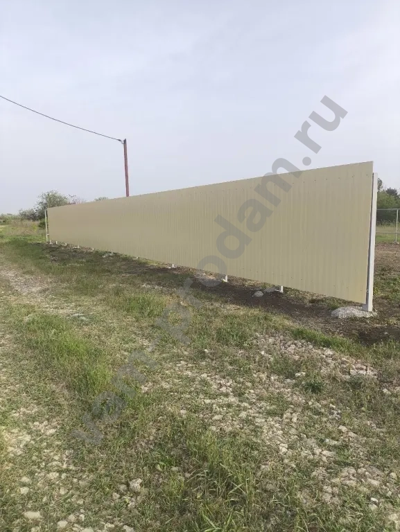 Заборы из Профлиста, штакетника,3D сетка.