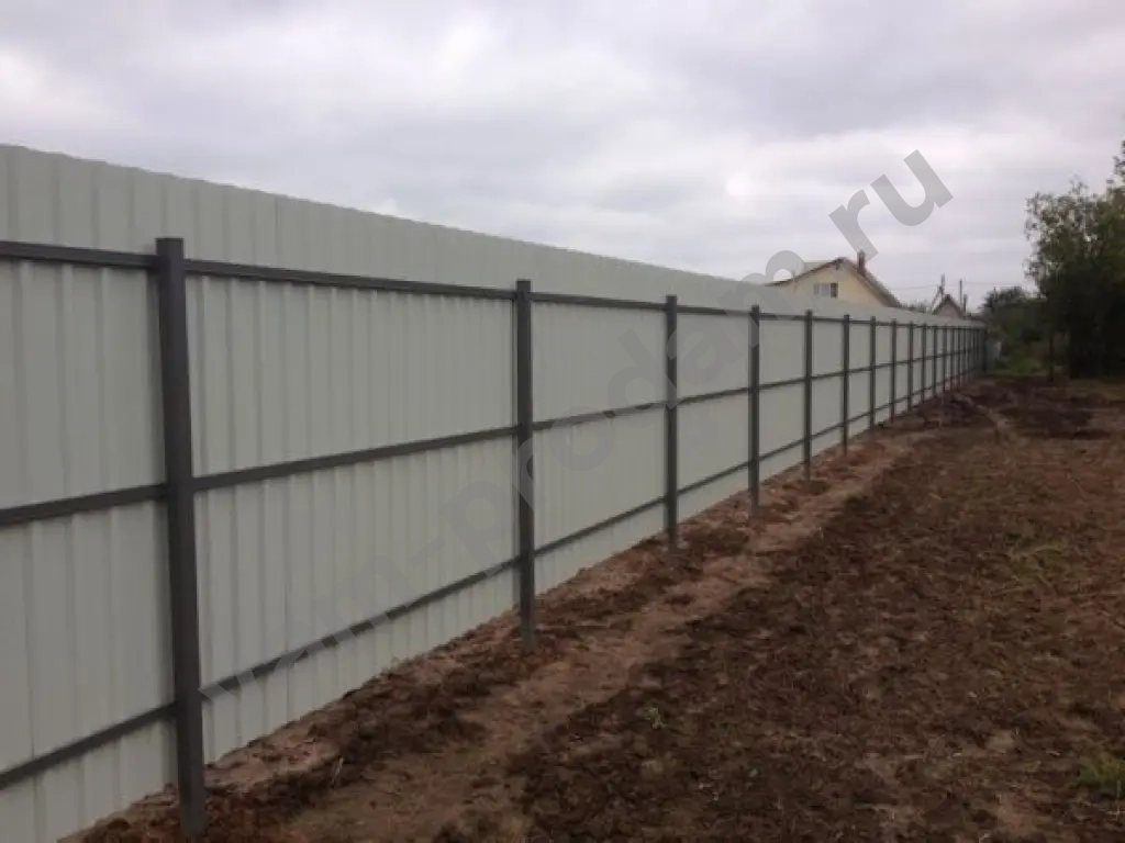 Заборы из Профлиста, штакетника,3D сетка.