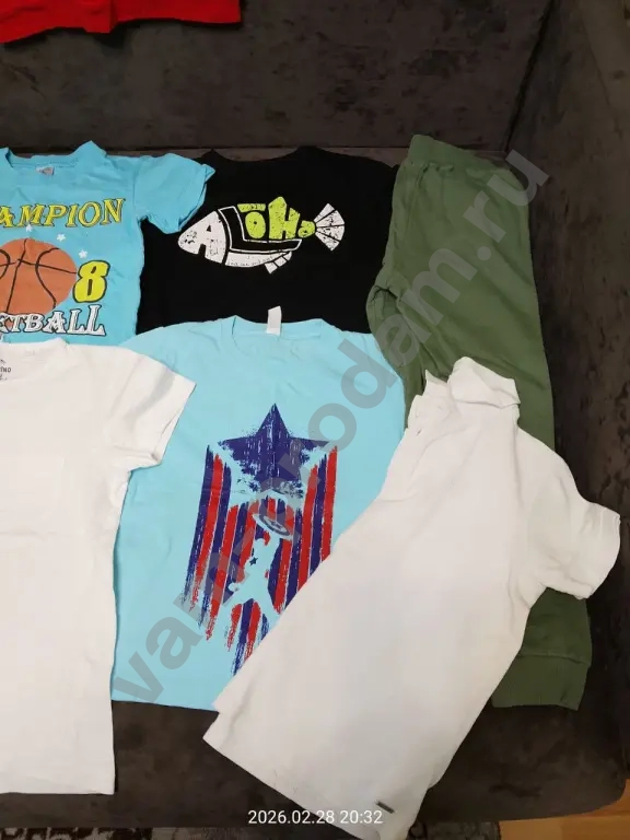Детские вещи пакетом на мальчика 110 размер