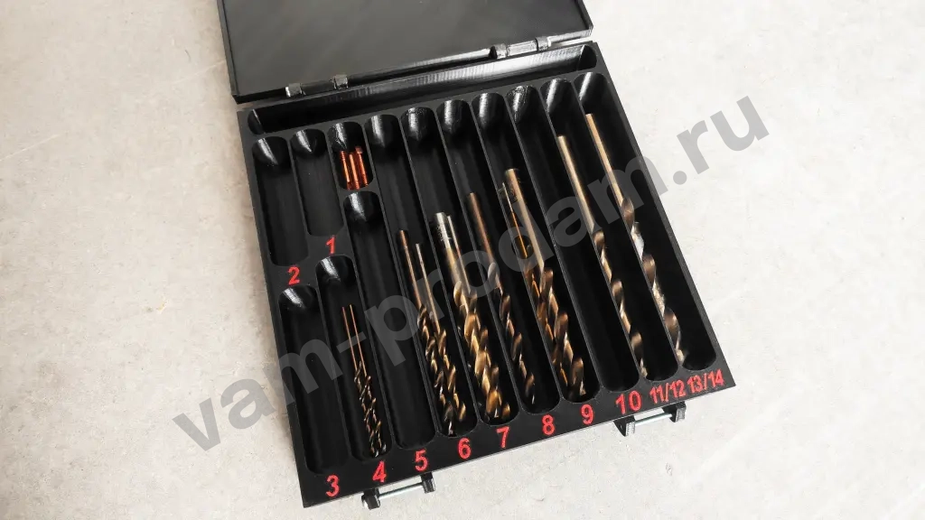 Ложемент/бокс /коробка для свёрл