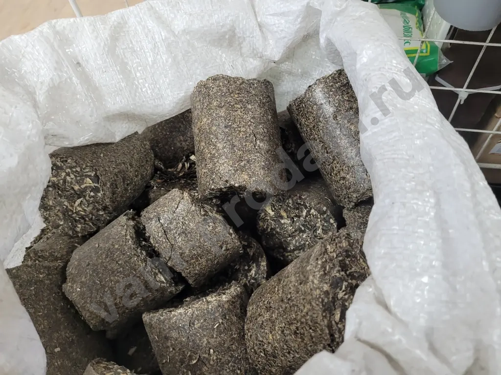 Топливные брикеты жмых подсолнечника мешки и мкр