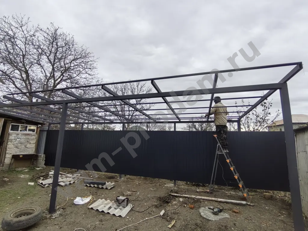 Заборы из Профлиста, штакетника,3D сетка.