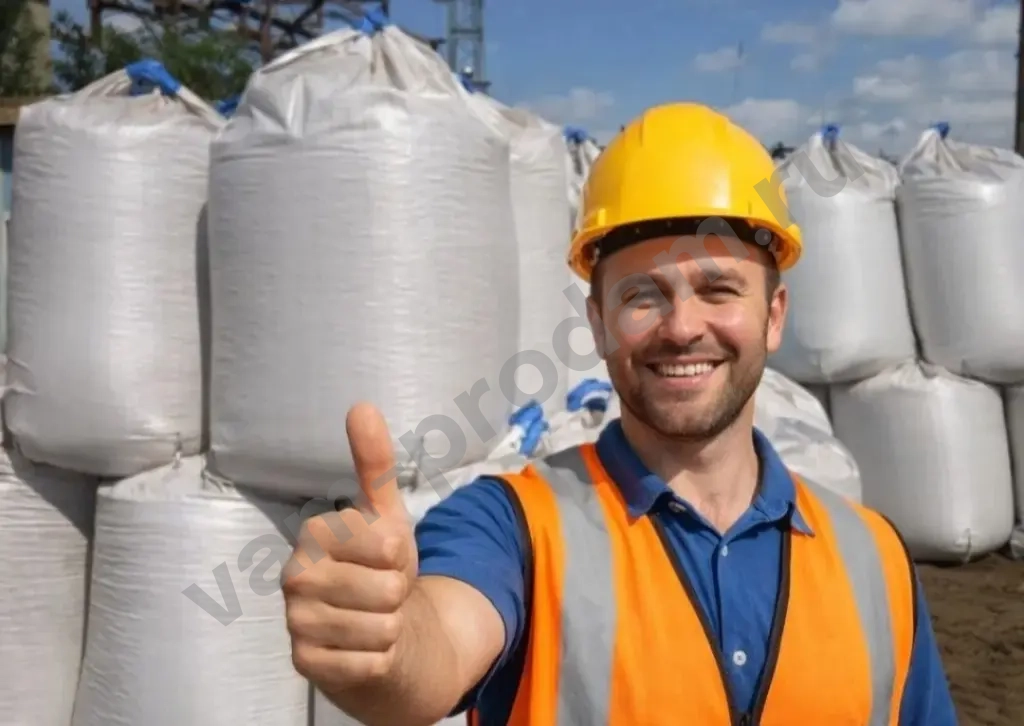 Цемент М500 CEM I 42.5N в мкр 1 тонна Коркино