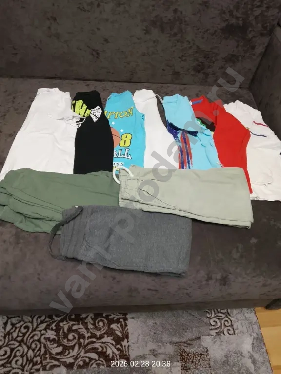 Детские вещи пакетом на мальчика 110 размер