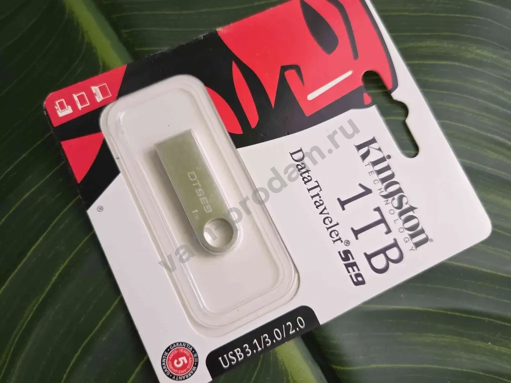 USB флешка Kingston 1 ТБ. DataTraveler SE9. Огромный объём! 499₽ 🔥