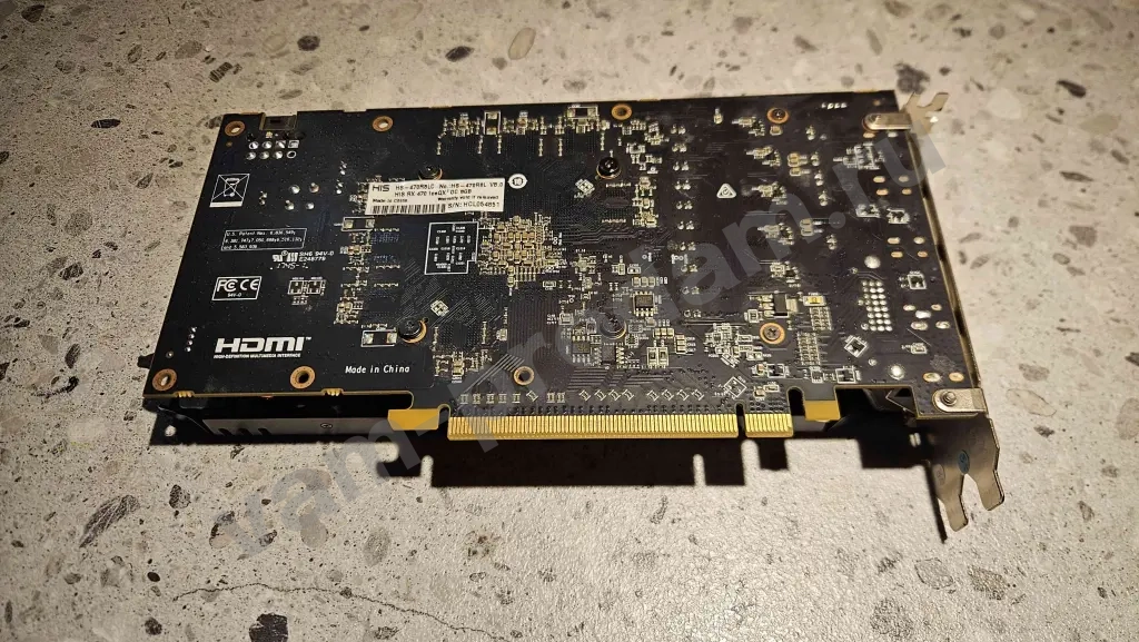видеокарта RX 470 8gb HIS