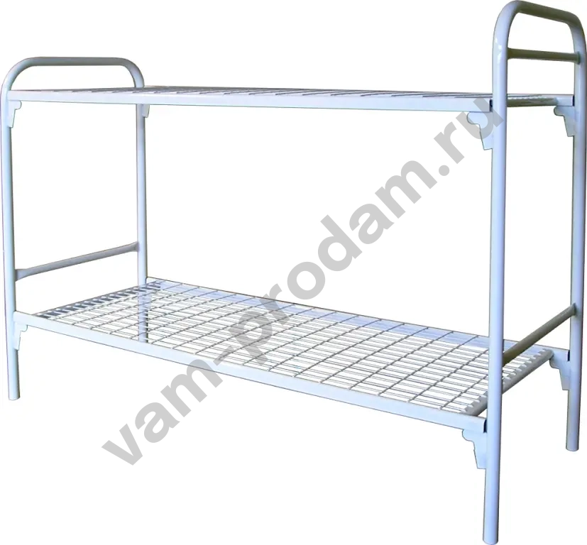 Металлические кровати двухъярусные разных цветов
