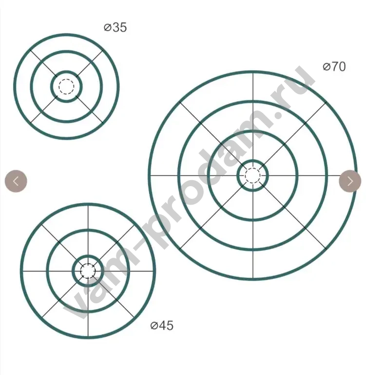 Набор настенных светильников, бра