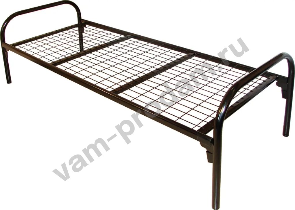 Металлические кровати для бытовок, одноярусные кровати