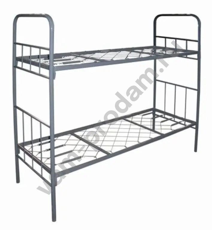 Металлические кровати двухъярусные разных цветов