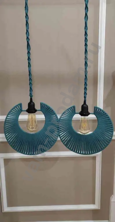 Светильник подвесной (абажур плетеный)