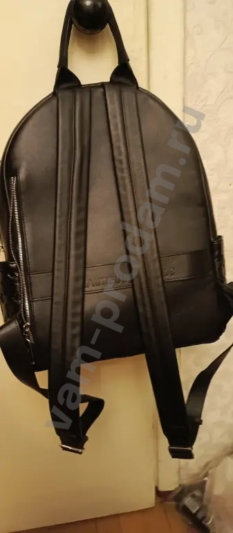 рюкзак женский чёрный кожаный bb1