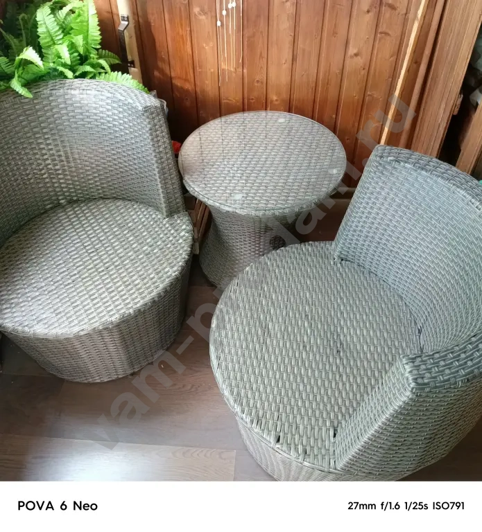 Комплеки мебели из искусственного ротанга