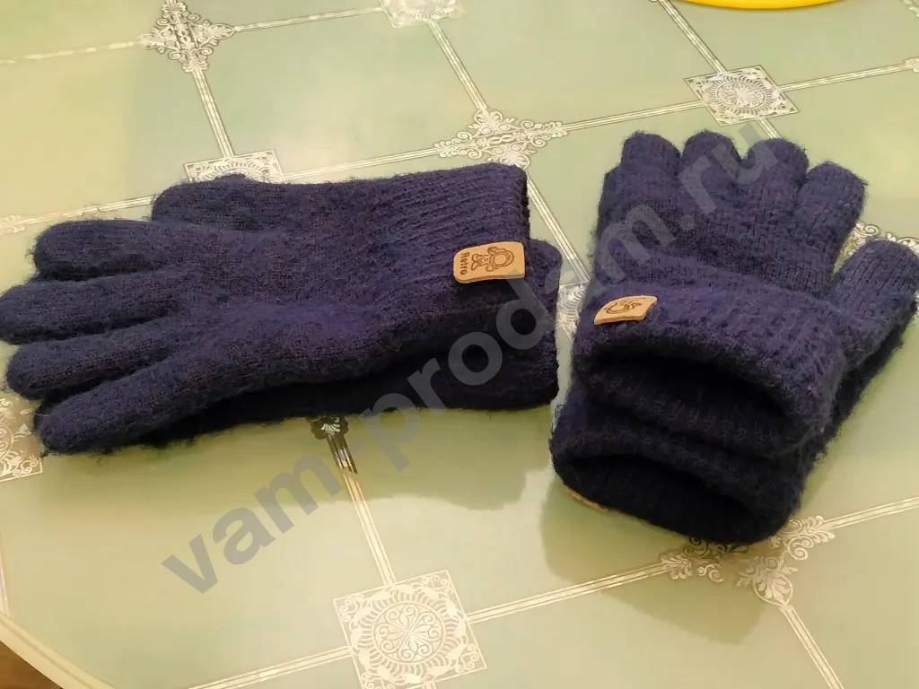 Шапка + перчатки, зима, на 3-5 лет