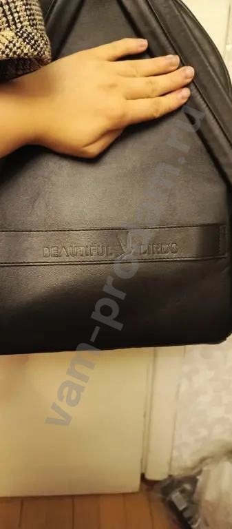 рюкзак женский чёрный кожаный bb1