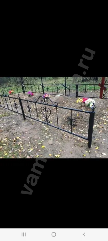 оградки на кладбище