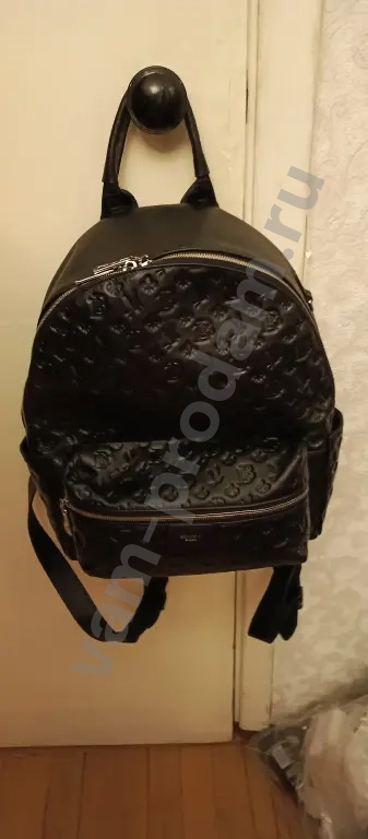 рюкзак женский чёрный кожаный bb1