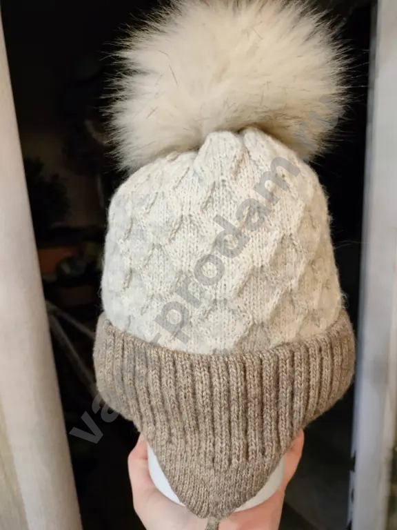 Шапка + перчатки, зима, на 3-5 лет