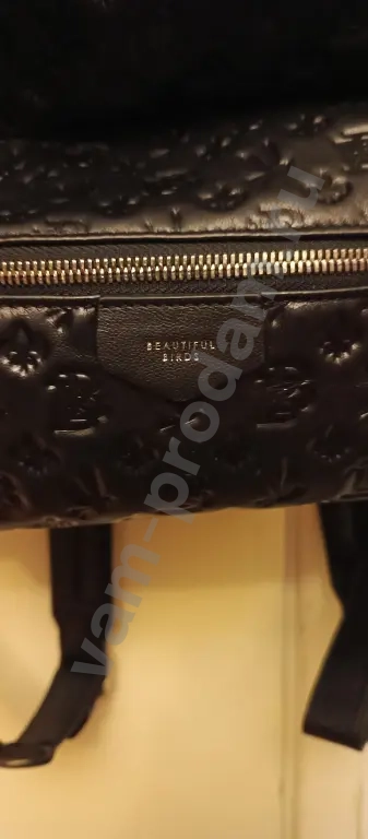 рюкзак женский чёрный кожаный bb1